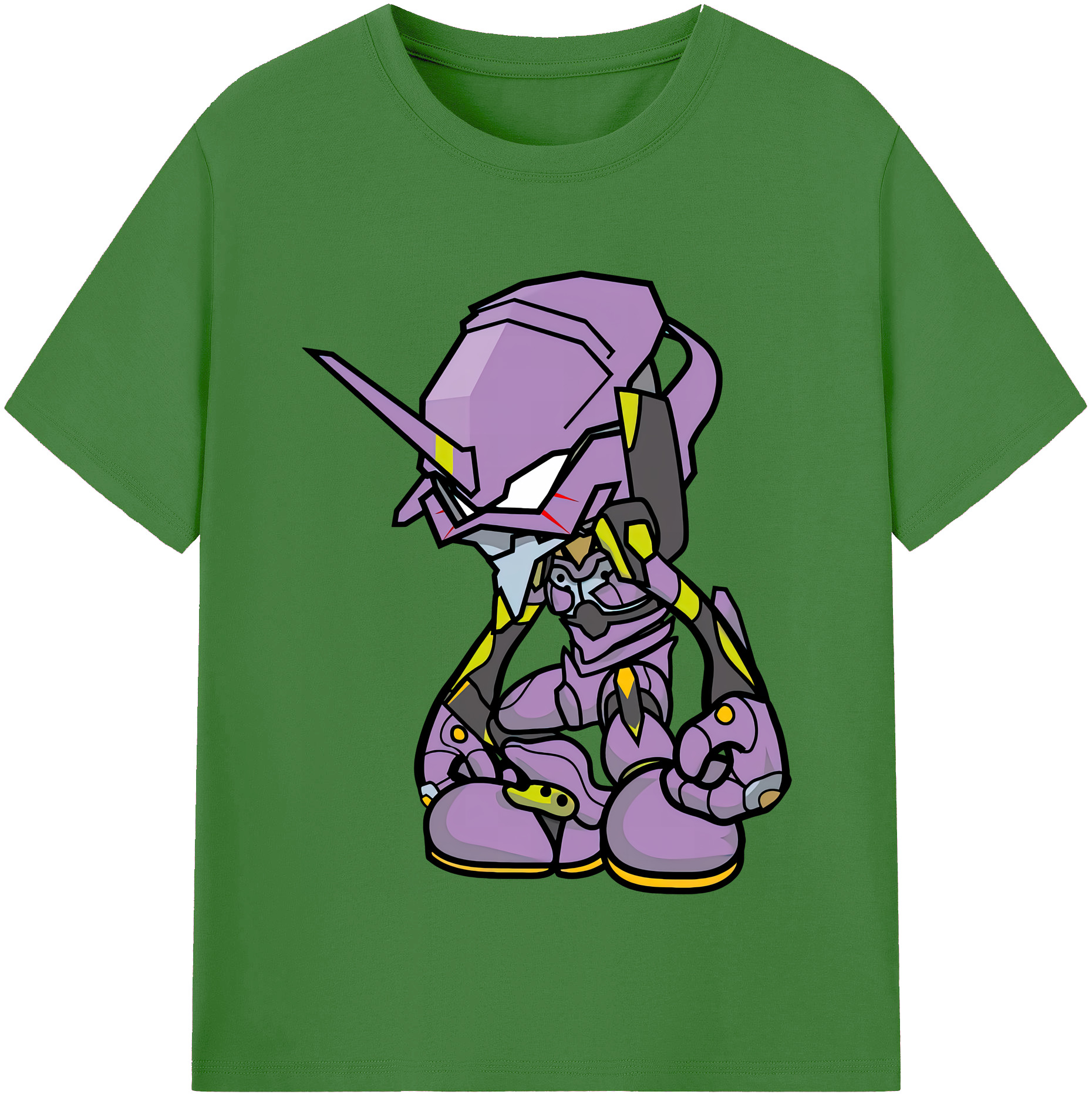 （画像用） EVA 新世紀エヴァンゲリオン レディースカジュアルプリントTシャツ（綿100％）
